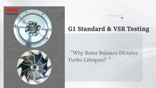 Latest company news about Pourquoi l'équilibrage du rotor dicte la durée de vie du turbo : Comprendre la norme G1 et les tests VSR